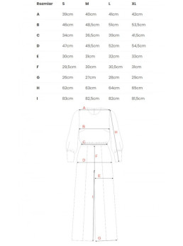 M754 Kombinezonas dekoratyvinėmis rankovėmis - mėlyna