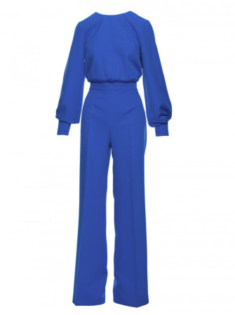 M754 Kombinezonas dekoratyvinėmis rankovėmis - mėlyna