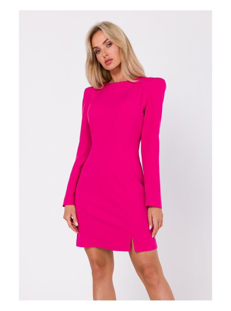 M755 Modeliuojanti suknelė - fuksijos
