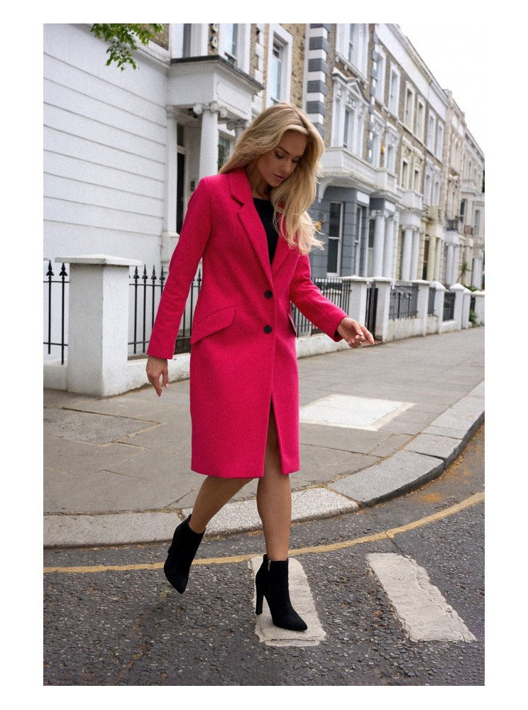 M758 Sagos tipo fuksijos paltas - fuksijos