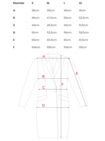M758 Sagamis užsegamas paltas - kupranugario