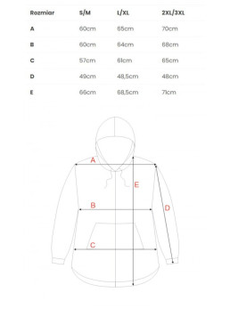 M761 Užsegamas džemperis su gobtuvu ir "kengūros" kišene - juoda