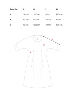 S351 Marškininė suknelė su sagomis - slyvų