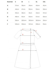 S240 Wrap front dress - red