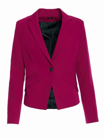 S353 Prigludęs švarkas su viena saga - slyvų