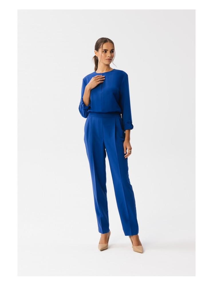 S355 Kombinezonas su skeltu kaklu - karališka mėlyna