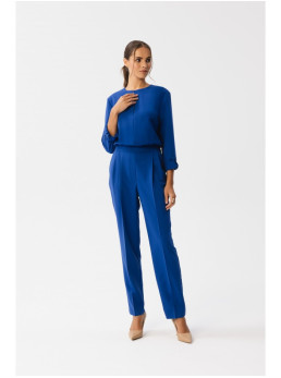 S355 Kombinezonas su skeltu kaklu - karališka mėlyna