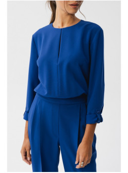 S355 Kombinezonas su skeltu kaklu - karališka mėlyna