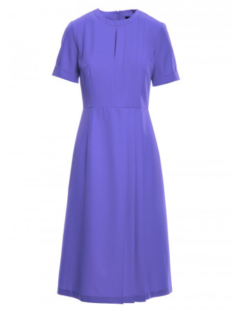 S361 Violetinė suknelė-švarkelis su klostėmis šone - violetinė