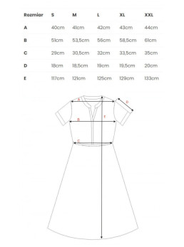 S366 Viskozinė suknelė su raišteliu per liemenį - mėlyna
