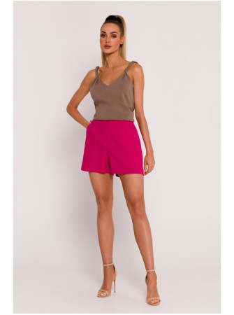 M775 Klostuoti šortai - fuksijos