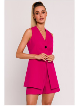 M776 Vienos sagos liemenė-švarkas - fuksijos