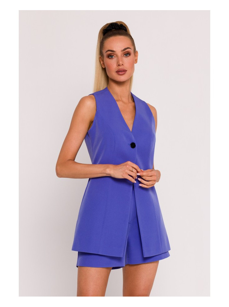 M776 Viensagstis švarkas be rankovių - light purple