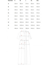 S243 Elegant jumpsuit with a tie neck - black