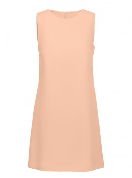 M778 Smėlio spalvos suknelė be rankovių su iškirpimais - smėlio