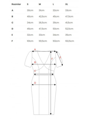 M779 Bustjė suknelė - fuksijos