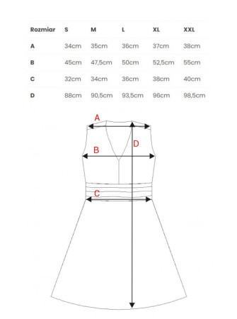 M782 Šifoninė mini suknelė - 1 modelis - spalva