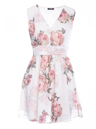 M782 Šifono mini suknelė – 2 modelis - spalva