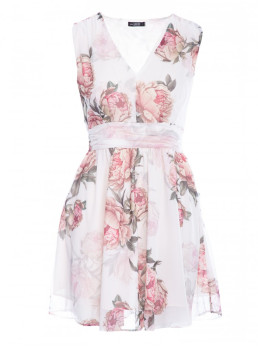 M782 Šifono mini suknelė – 2 modelis - spalva