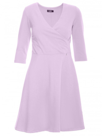 M786 Priglundanti ir platėjanti mini suknelė - violetinė