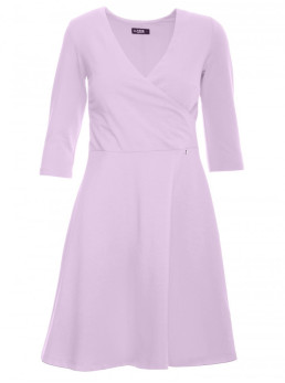 M786 Priglundanti ir platėjanti mini suknelė - violetinė