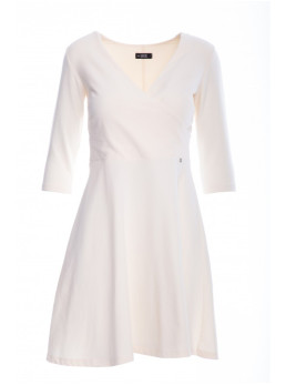 M786 Pūsta mini suknelė - kreminė