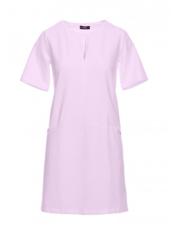 M788 Trapecijos formos suknelė su kišenėmis - violetinė