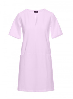 M788 Trapecijos formos suknelė su kišenėmis - violetinė