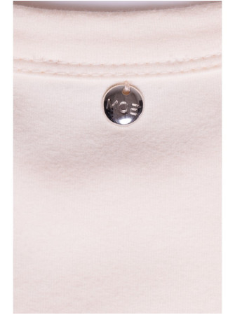 M790 Maksi suknelė su petukais - kreminė