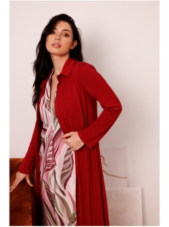 B283 Ilgas margas suknelė – 1 modelis - spalva