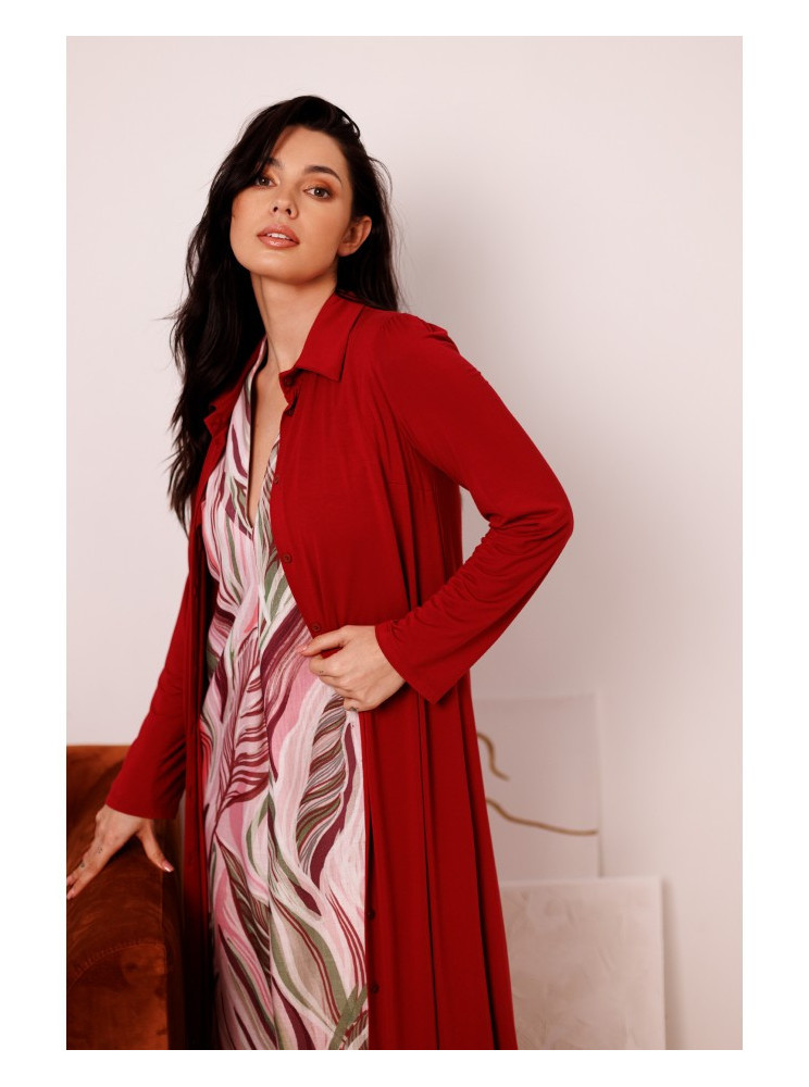 B283 Ilgas margas suknelė – 1 modelis - spalva