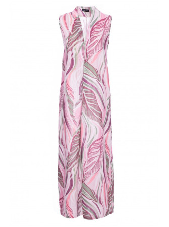 B283 Ilga suknelė su raštais – 3 modelis - spalva