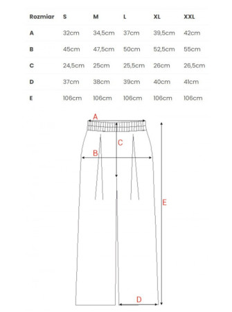 B289 Viskozinės kelnės su elastine juosmens guma - mėlyna