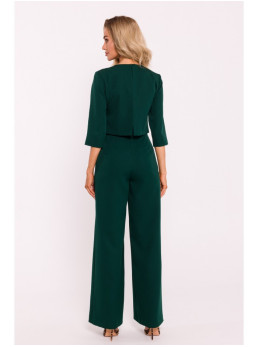 M798 Dvisluoksnis kombinezonas-palaidinė - bottle green