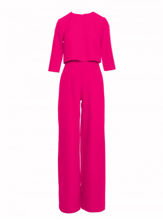 M798 Dvisluoksnis kombinezonas-palaidinė - fuksijos