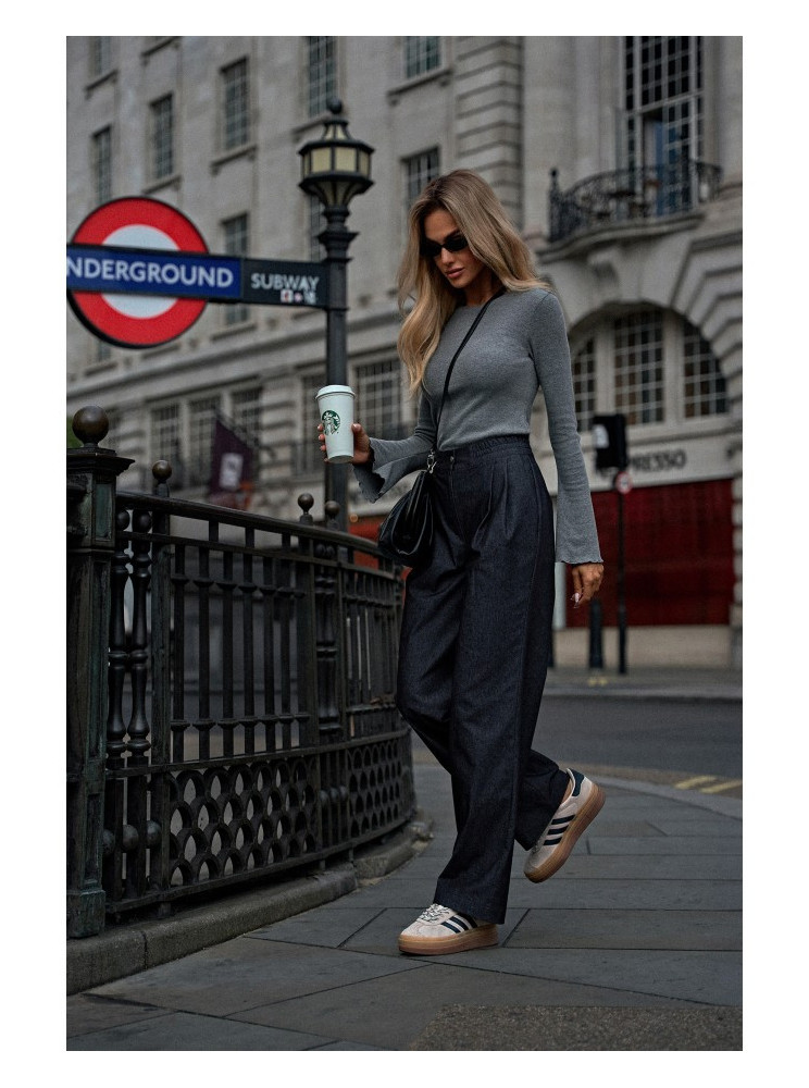 M799 Plačios kelnės - grafito