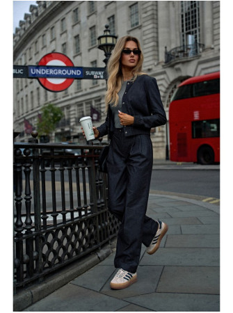 M800 Bomberis su spaudėmis - grafito