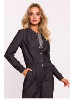 M800 Bomberis su spaudėmis - grafito