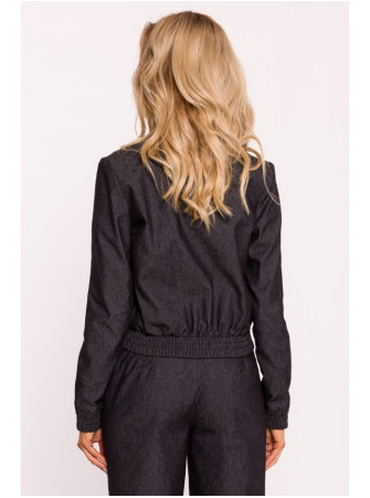 M800 Bomberis su spaudėmis - grafito