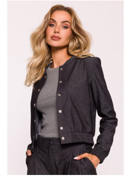 M800 Bomberis su spaudėmis - grafito