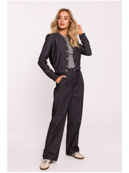 M800 Bomberis su spaudėmis - grafito