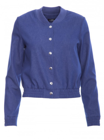 M800 Striukė bomberis su spaudėmis - mėlyna