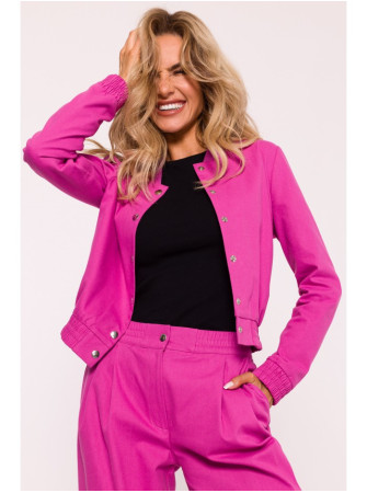 M800 M800 stiliaus bomberis su spaudėmis - mėlyna