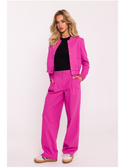 M800 M800 stiliaus bomberis su spaudėmis - mėlyna