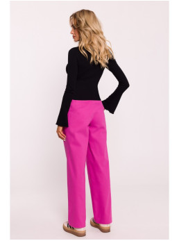 M806 Marškinėliai ilgomis rankovėmis su tekstūra - juoda