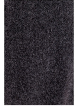 M808 Trumpintas "teddy" švarkas - grey melange