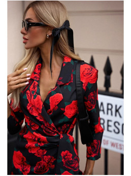 M797 Raštuotas kombinezonas su apykakle – 1 modelis - spalva