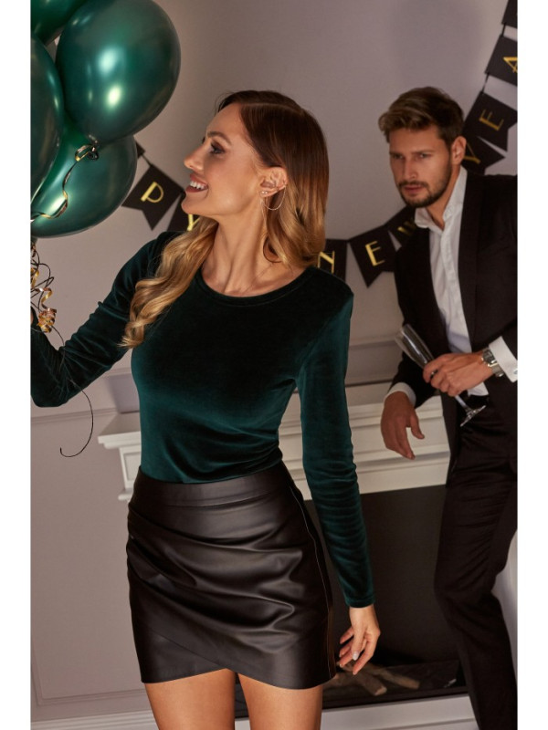 M567 Velvet Bodysuit - green