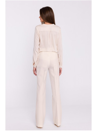 S371 Plėšyti platėjantys kelnės - dramblio kaulo