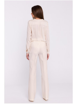 S371 Plėšyti platėjantys kelnės - dramblio kaulo